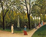 Henri Rousseau Luxembourg Gardens. Monument to Chopin oil on canvas